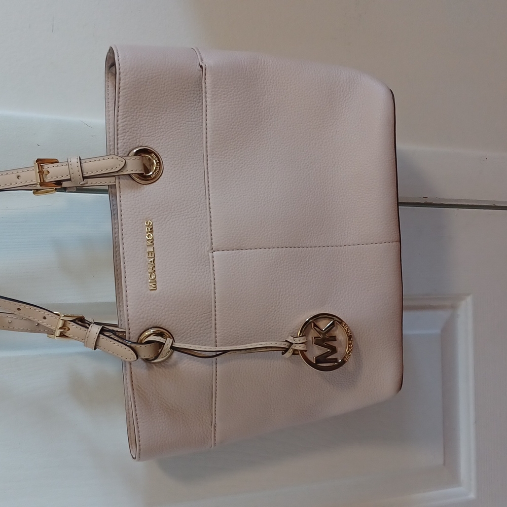 Michael Kors Pink Leather Tote Bag